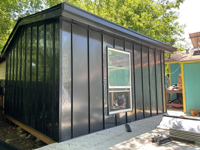 Black standing seam metal wall panels for Metal Roof Installation in Parsippany-Troy Hills